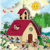 Happy Kids Church Images, Stock Photos & Vectors | Shutterstock